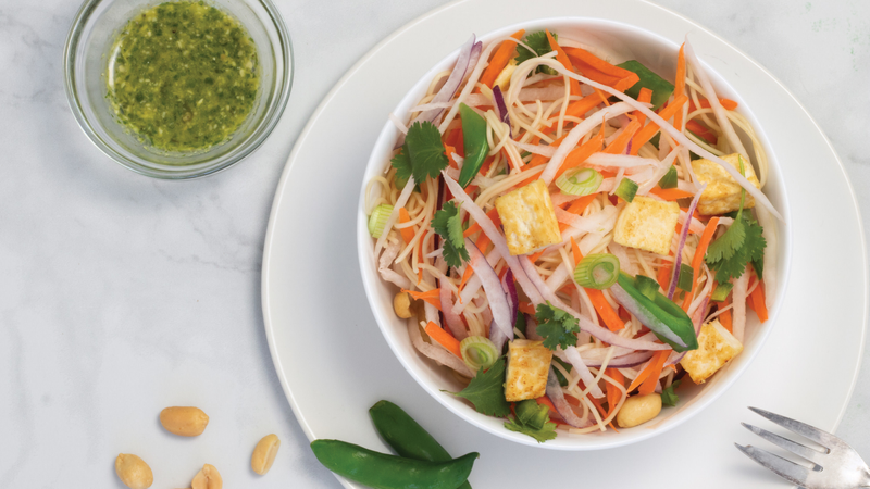 Illustration for article titled Break pesto from its Italian confines with spicy Thai basil noodles